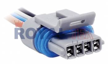 FICHA DE CONEXION ROYALTEK 4 (CUATRO) VIAS SENSOR MAP CHEVROLET PRISMA / MERIVA / MONTANA / ASTRA - VENTA EN PAQUETES DE 5 UNIDADES ---
